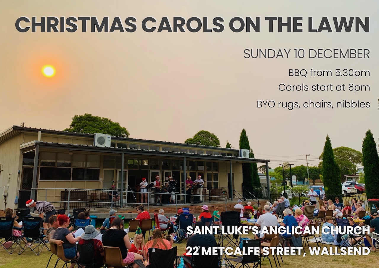 ChristmasCarols2023Postcard St Luke